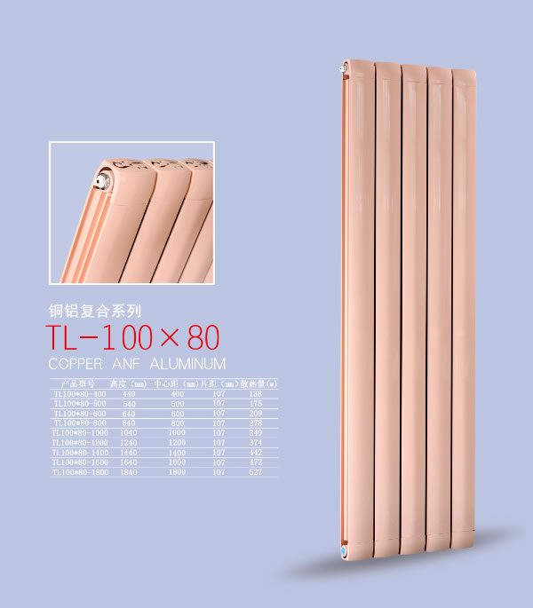 TL-100&80 铜铝复合散热器